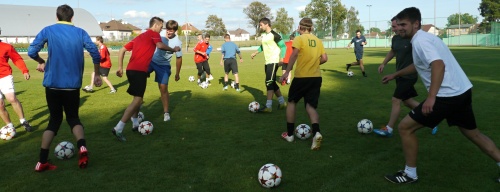 trénink týmu FK Jaroměř A 10.7.2015, foto: Václav Mlejnek